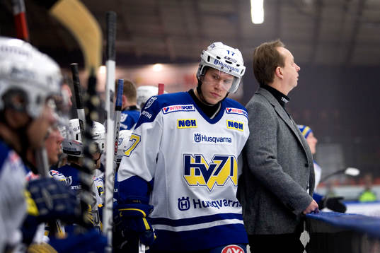 Ishockey, elitserien, HV71 Andreas Falk, HV71 med tränare,