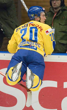Martin Thörnberg, Sverige, på sargen