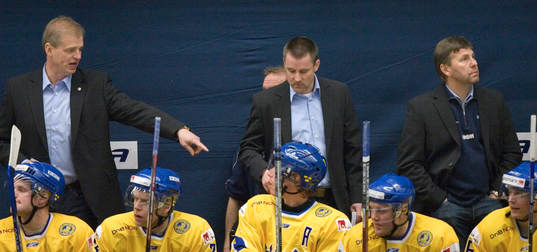 Bengt-Åke Gustafsson, förbundskapten, Tommy Samuelsson,