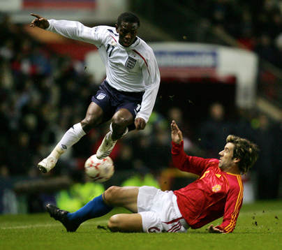 Shaun Wright-Phillips, England och David Albelda, Spanien