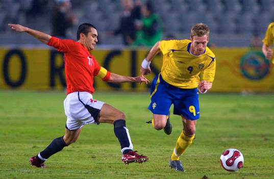 Christian Wilhelmsson, Sverige, Ahmed Hassan, Egypten,