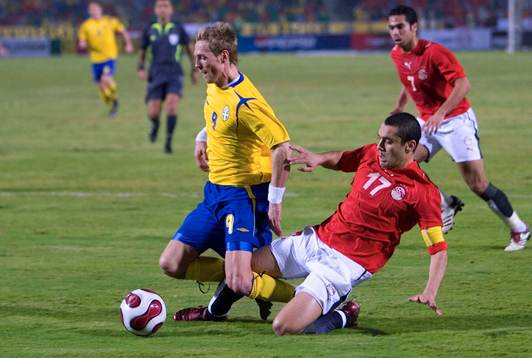 Christian Wilhelmsson, Sverige, Ahmed Hassan, Egypten