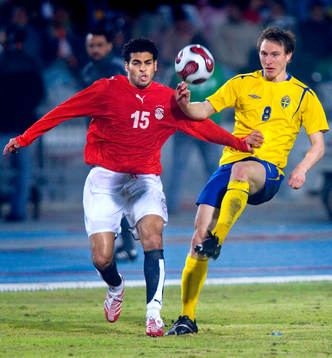 Hani Saied, Egypten, Kim Källström, Sverige, närkamp