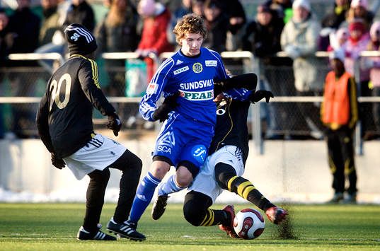 Per Nyman, Sundsvall med Daniel Tjernström, AIK i ryggen
