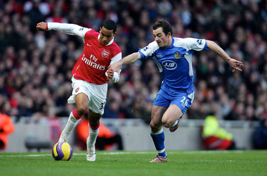 Fotboll, Engelsk, Premier League, Arsenal - Wigan