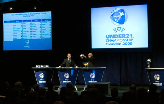 Fotboll, kvalspel, U21 EM 2009, lottning, UEFA European