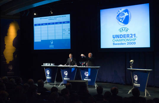 Fotboll, kvalspel, U21 EM 2009, lottning, UEFA European