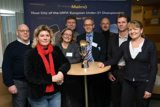 Malmös representanter vid lottningen