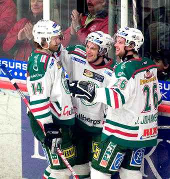 Mattias Carlsson, Jacob Johansson, Mikael Gath, Rögle,