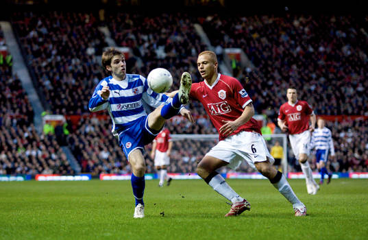 Bobby Convey, Reading och Wes Brown, Manchester