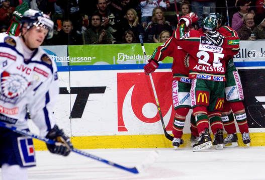 Frölunda jubel och Linköping depp
