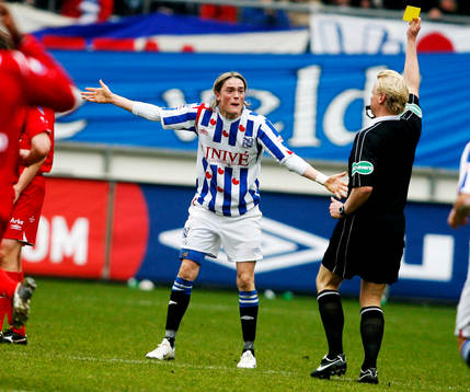 Lasse Nilsson, Heerenveen besviken på domaren när han