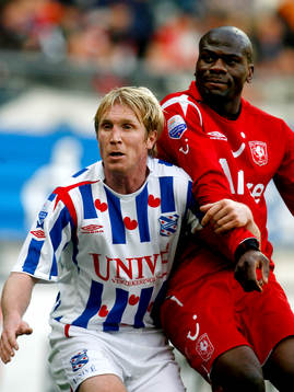 Petter Hansson, Heerenveen och Blaise N´Kufo, Twente