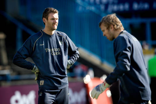 Andreas Isaksson och Nicky Weaver, målvakter Manchester