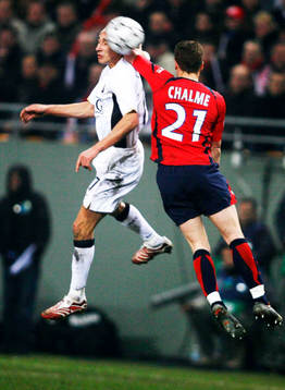 Henrik Larsson, Manchester United och Matthieu Chalme, Lille