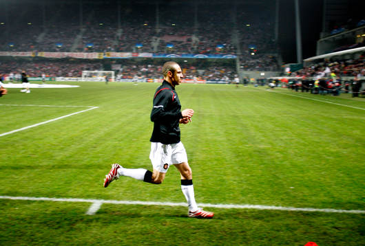 Henrik Larsson, Manchester United, uppvärmning, träning