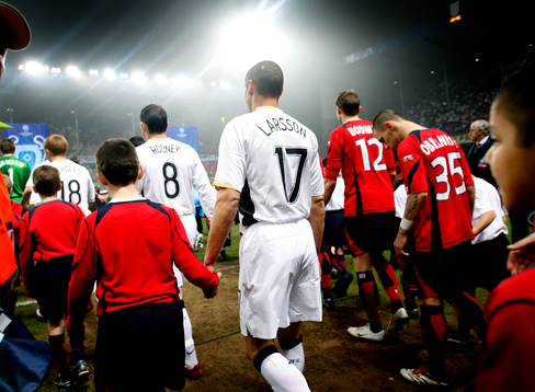 Spelarentré, Wayne Rooney och Henrik Larsson, Manchester