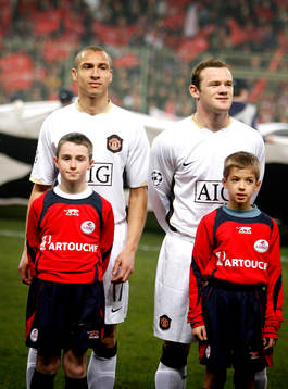 Laguppställning, Wayne Rooney och Henrik Larsson,