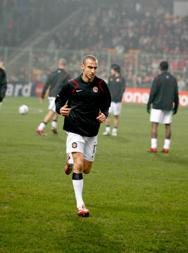 Henrik Larsson, Manchester United, uppvärmning, träning
