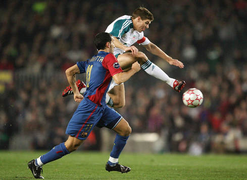 Gianluca Zambrotta och Steven Gerrard