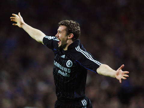 Andriy Shevchenko, Chelsea, jubel