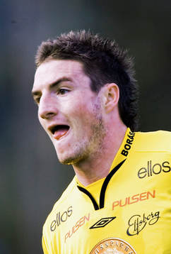 James Keene slet berömvärt  hela matchen