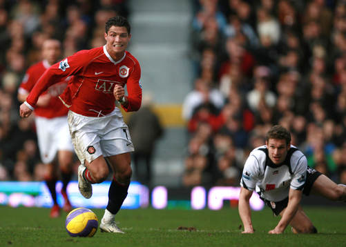 Fotboll, engelsk, Premier League, Fulham - Manchester