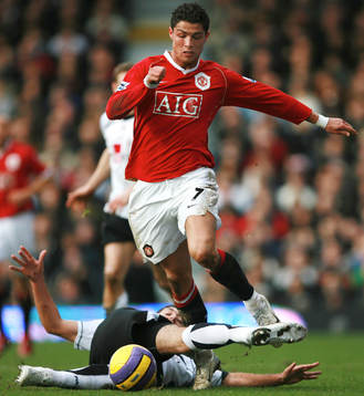 Fotboll, engelsk, Premier League, Fulham - Manchester