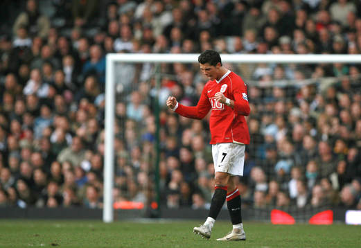 Fotboll, engelsk, Premier League, Fulham - Manchester