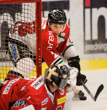 Markus Korhonen, målvakt, Malmö och Miloslav Horava, Modo