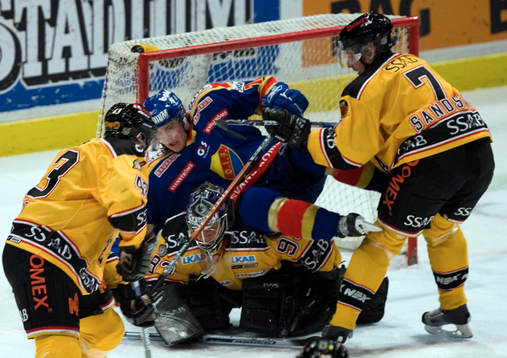 Patric Hörnqvist, Djurgården, Tero Leinonen, målvakt och