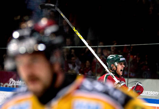 Sean Bergenheim, Frölunda, jubel, Luleå depp
