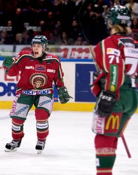 Martin Plüss, Frölunda, Jubel