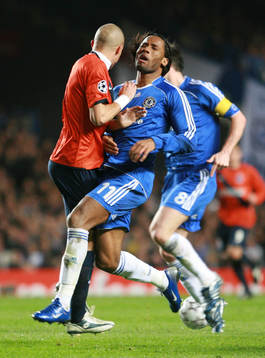 Didier Drogba, Chelsea och Pepe, Porto