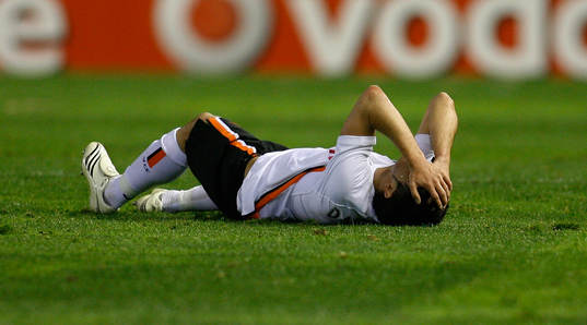 Fotboll, Champions League, Åttondelsfinal, Valencia v
