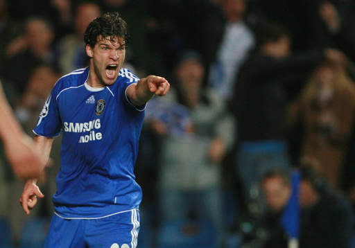 Michael Ballack, Chelsea (Jubel)