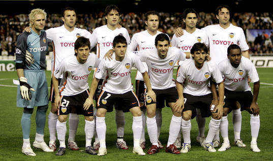 Fotboll, UEFA Champions League, Valencia, lagbild,