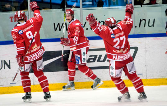 Kalle Koskinen, Oscar Sundh, Timo Pärsinen, Timrå, Jubel