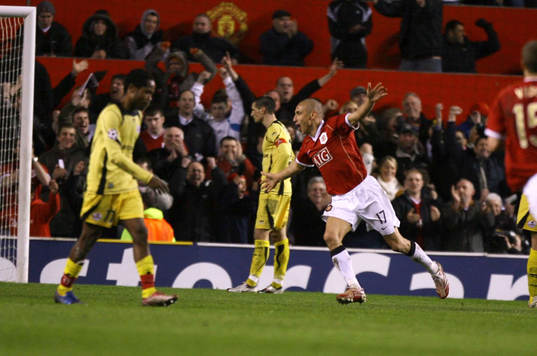 Henrik Larsson, Manchester, jubel