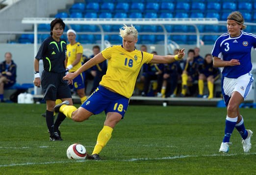 Nilla Fischer, Sverige och Jessica Juhlin, Finland (AIK)