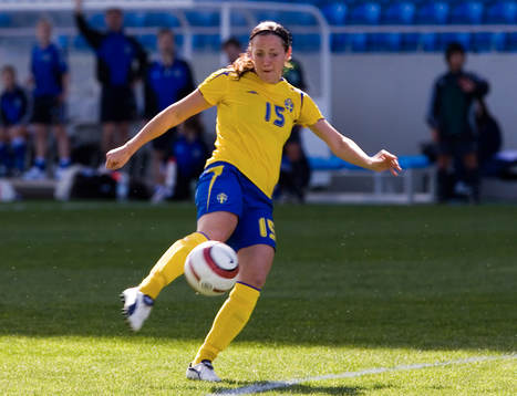 Therese Sjögran, Sverige gör 1-0