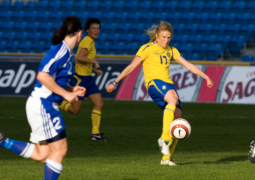 Frida Nordin, Sverige gör 3-0 på volley