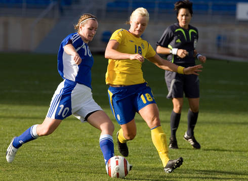 Anna-Kaisa Rantanen, Finland och Nilla Fischer, Sverige