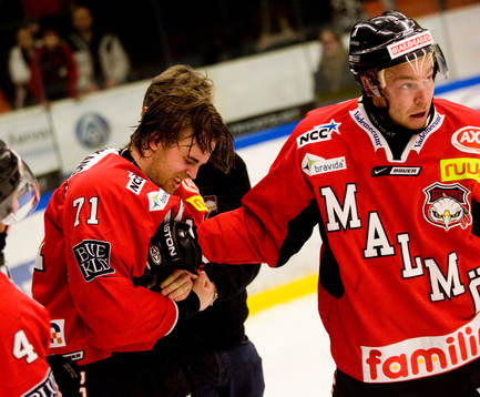 Fredrik Eriksson, skada och Mikael Wahlberg, Malmö