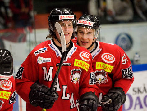 Marcus Paulsson och Jyri Marttinen, jubel