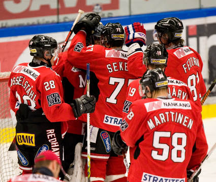 Ishockey, kvalserien, Malmö, jubel