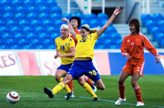 Charlotte Rohlin, Sverige gör 1-0