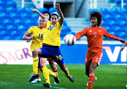Charlotte Rohlin, Sverige gör 1-0