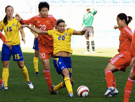Charlotte Rohlin, Sverige gjorde 1-0