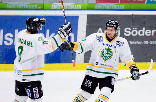 Mats Lavander och Andreas Lindahl, Björklöven, jubel